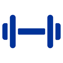 Dumbbell Icon Blue