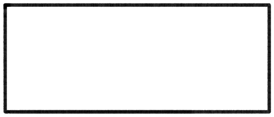 Cadre de ligne dessiné à la main (rectangle horizontal)