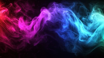Colorful smoke abstract background