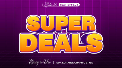 super deals - Editable Text Effect, Font Style