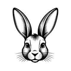 vector illustration of a rabbit