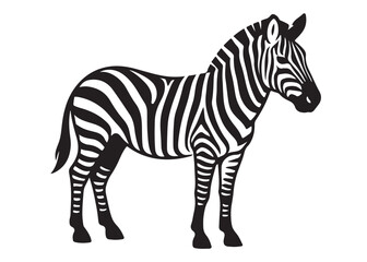 black zebra logo vector silhouette, zebra logo icon silhouette, zebra silhouette vector illustration, zebra silhouette vector logo on white background