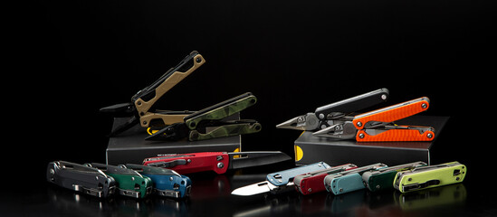 Multitools in vibrant colors