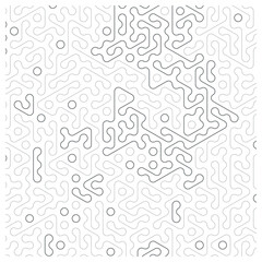 Creative black and white abstract patter background.