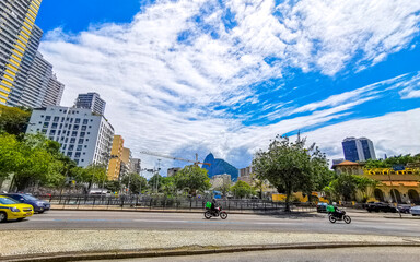 Rio de Janeiro Brazil City Town Downtown Street Cityscape Skyline.