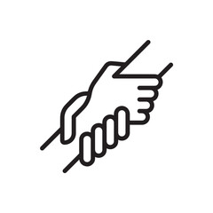 Helping Hand Icon