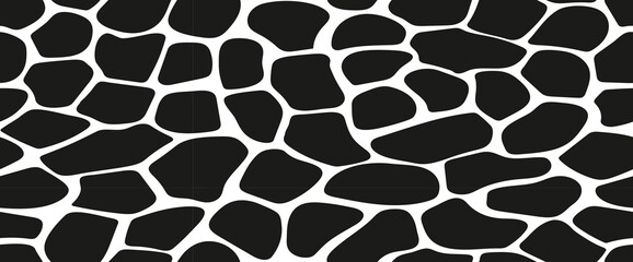black white giraffe skin pattern