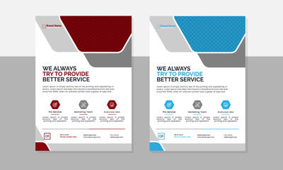 Modern Corporate Business Flyer Layout