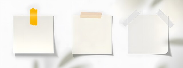 blank white paper on a wall