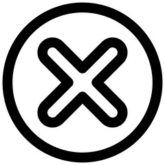 Obraz premium Error. Editable stroke vector icon.