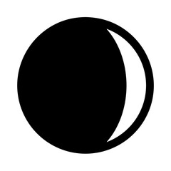 Waxing Crescent Moon Symbol