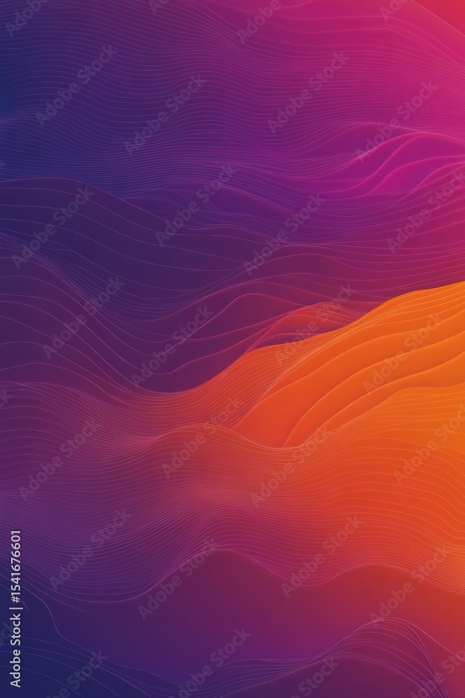 Poster abstract wave pattern