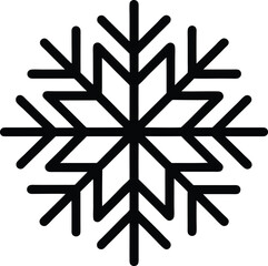 Snow Tile Icon Outline Vector Illustration