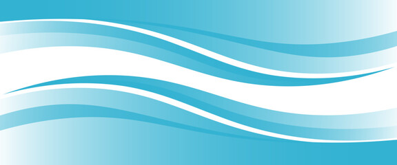 Blue and white business wave banner background. vector eps10.
