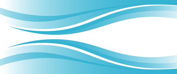 Blue and white business wave banner background. vector eps10.