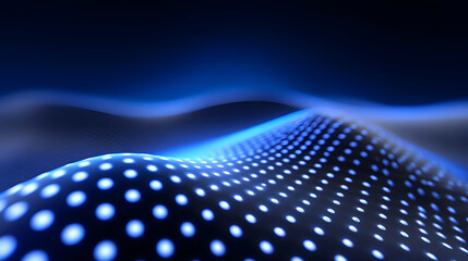 Futuristic Blue Technology Data Scene