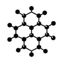 Zinc Molecular Structure Illustration