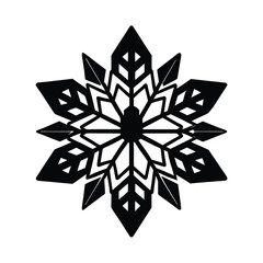 Snowflake Design Embedded with Quartz