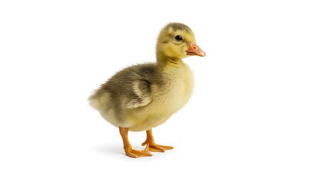 Obraz premium Adorable Baby Gooseling Fluffy Chick Farm Animal