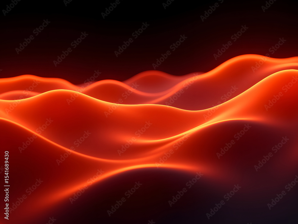 Poster dynamic fluid color gradient background, abstract kv main visual business ppt background