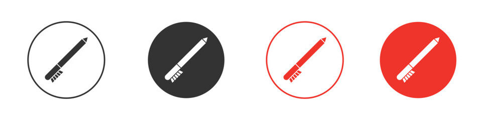 Eyeliner icon Logos. Flat Vector Icon Design Template