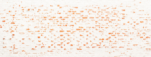 white brick wall texture with peeling paint