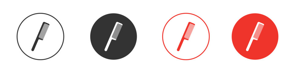 Hair brush icon Logos. Flat Vector Icon Design Template