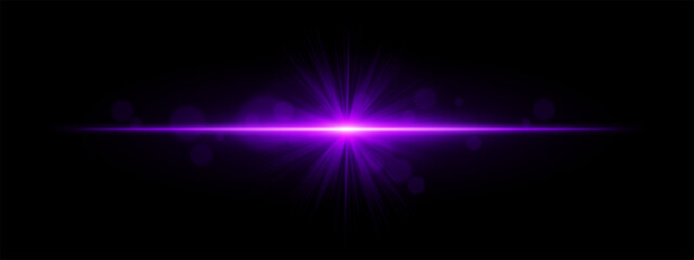 Light burst. Star-shaped flash with radial rays and soft bokeh on black background, ideal for magic, fantasy or romantic glow effects.