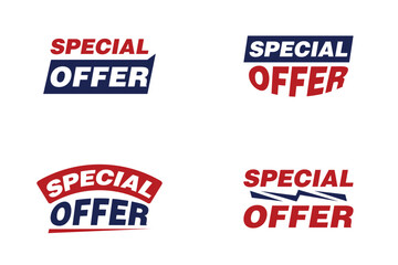 Special offer Banner vector Design. Sale banner template design, editable text style effect, suitable for promotional needs, banner template design for web or social media