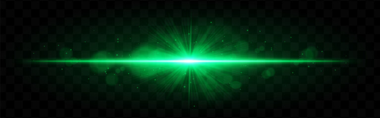 Light burst. Teal radiant glow with burst rays and soft floating sparkles on checkered transparent background, suitable for sci-fi themes.