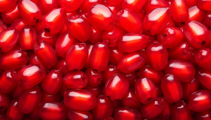 Pomegranate Seeds Background for Decorative Textures, Culinary Blogs, Healthy Eating Articles, and Fruit-Themed Designs  