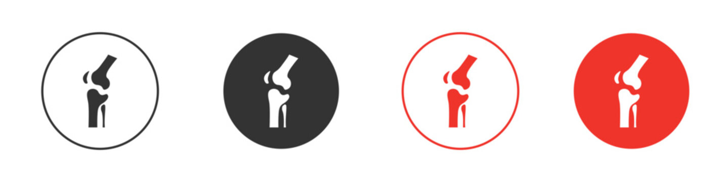 Joint icon Logos. Flat Vector Icon Design Template