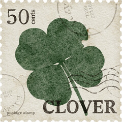 Four Leaf Clover Stamp