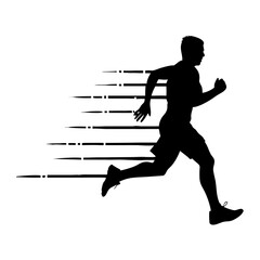 running man silhouette