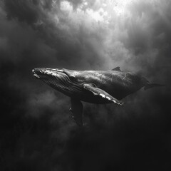 Whale in the water