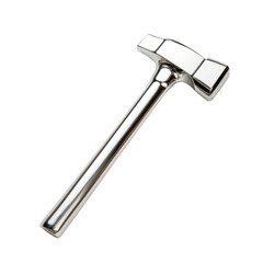 Stainless steel reflex hammer with sleek design, perfect for medical examinations