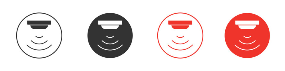 Sensor icon Logos. Flat Vector Icon Design Template