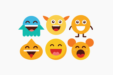 Set of emoji