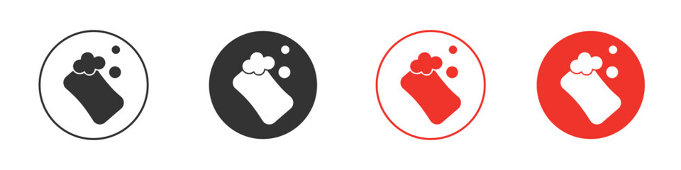 Soap icon Logos. Flat Vector Icon Design Template