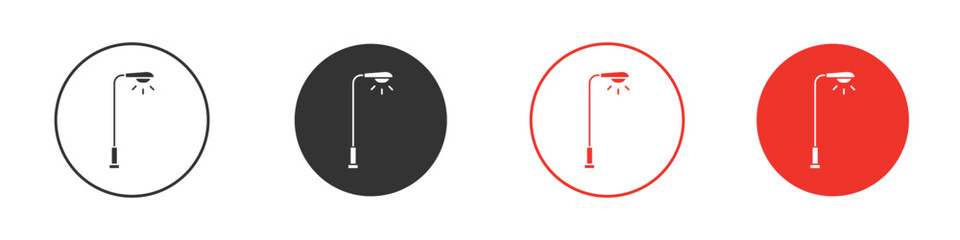 Street light icon Logos. Flat Vector Icon Design Template © Warpiya