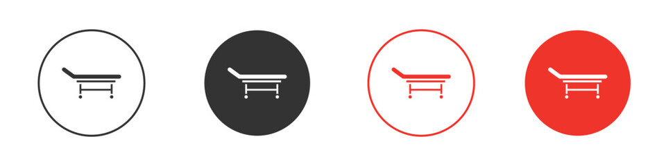 Stretcher icon Logos. Flat Vector Icon Design Template