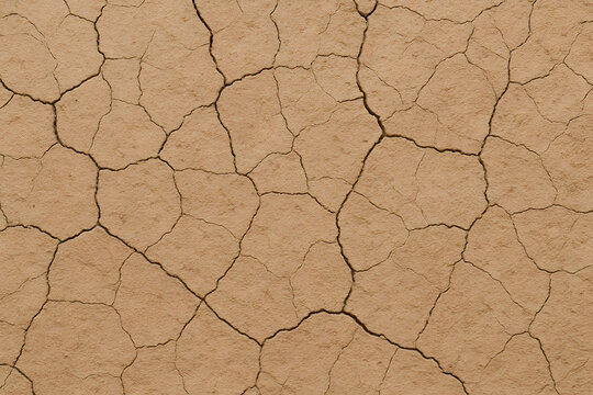 Cracked claystone texture with fine dry fissures and earthy color