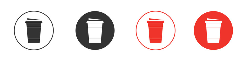 Togo Cup icon Logos. Flat Vector Icon Design Template