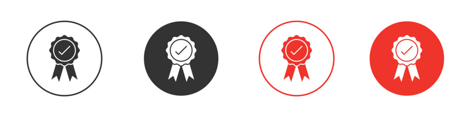 Warranty icon Logos. Flat Vector Icon Design Template