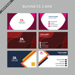 Business card template design