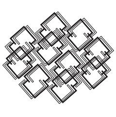 Abstract vector geometric covers for your design. Banners with a simple geometric pattern. Minimal design. Bauhaus style.Vector illustration.