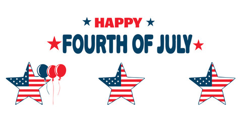 Obraz premium 4th july independence day