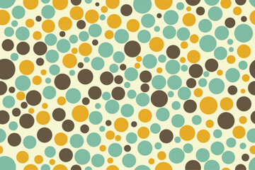 Bold colorful circles seamless pattern with layered circle elements and colorful artistic composition ideal for pattern use