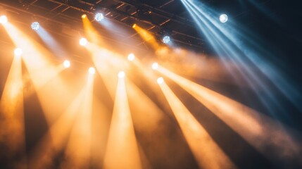 Dynamic Stage Lighting with Warm and Cool Beams