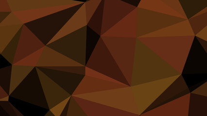 Brown, Rust, and Black Geometric Low Poly